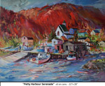 Petty Harbour Serenade, Oil on Canvas